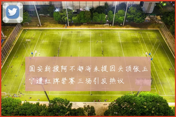 国安新援阿不都海米提因头顶张玉宁遭红牌禁赛三场引发热议