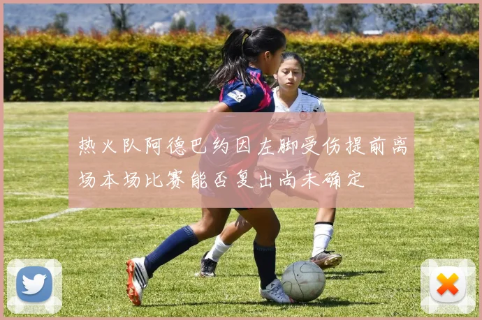 热火队阿德巴约因左脚受伤提前离场本场比赛能否复出尚未确定